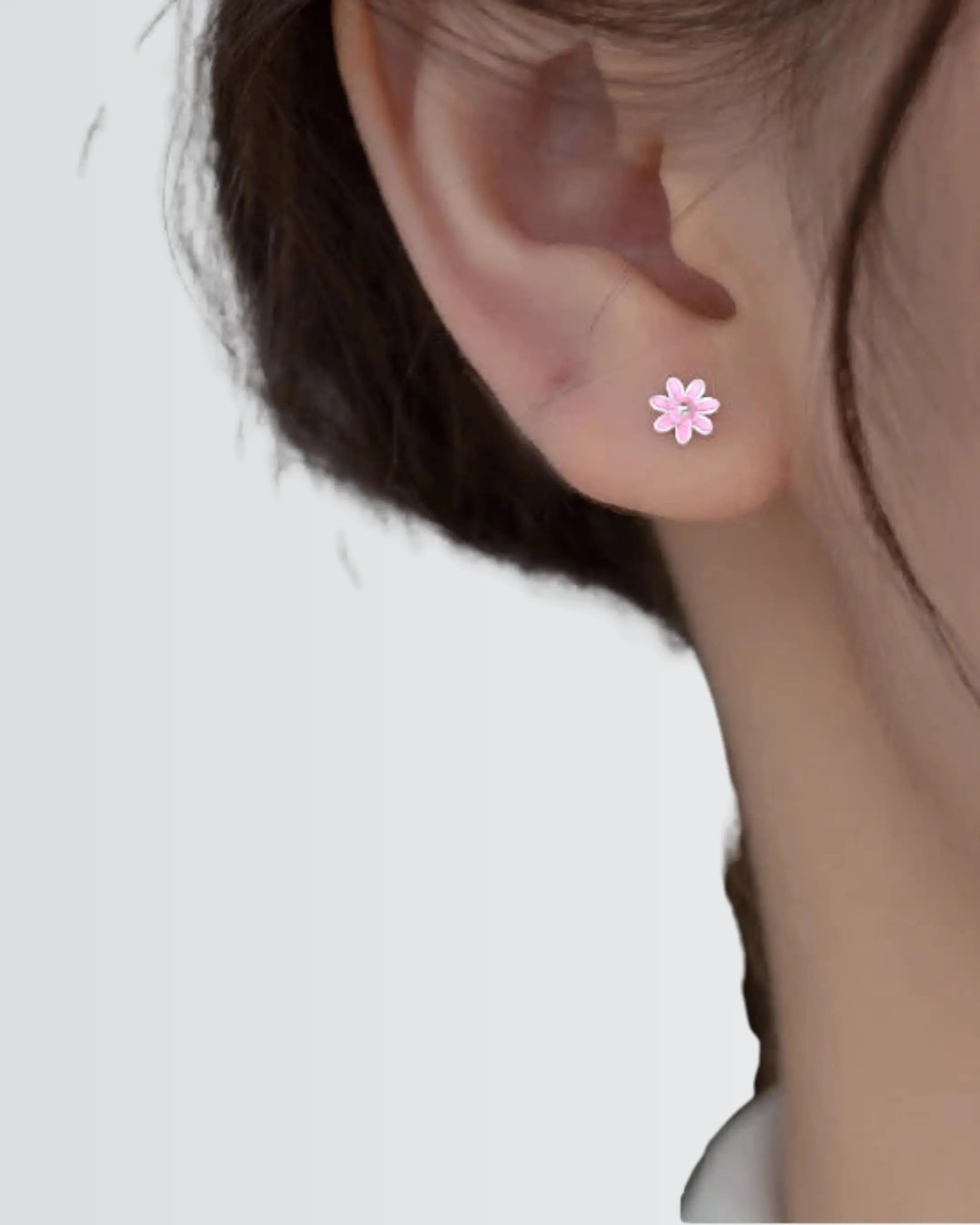 Petal Pop Studs - Silver Earrings by BLINGLANE