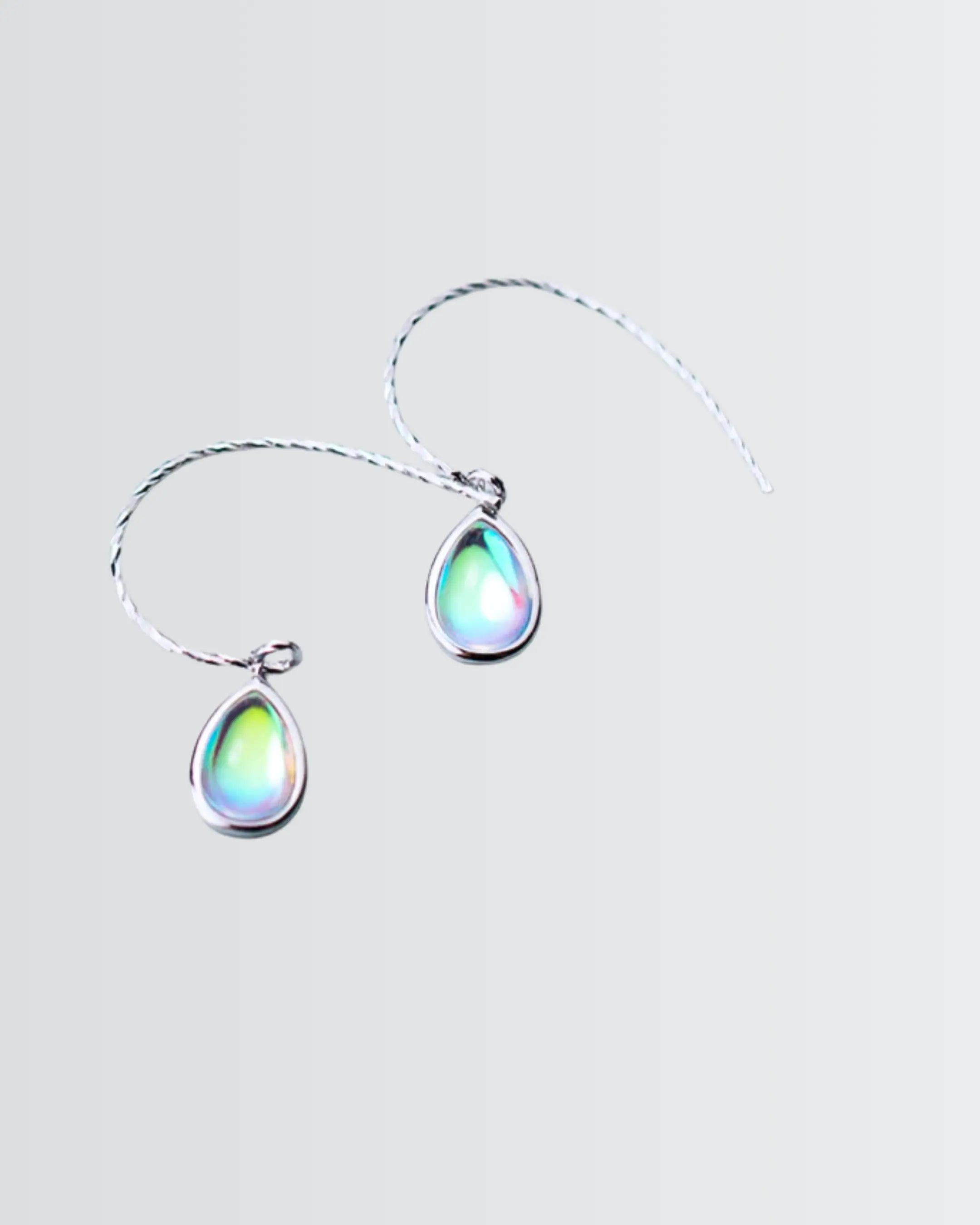 Pretty in Bling Drop Earrings - Silver Earrings by BLINGLANE