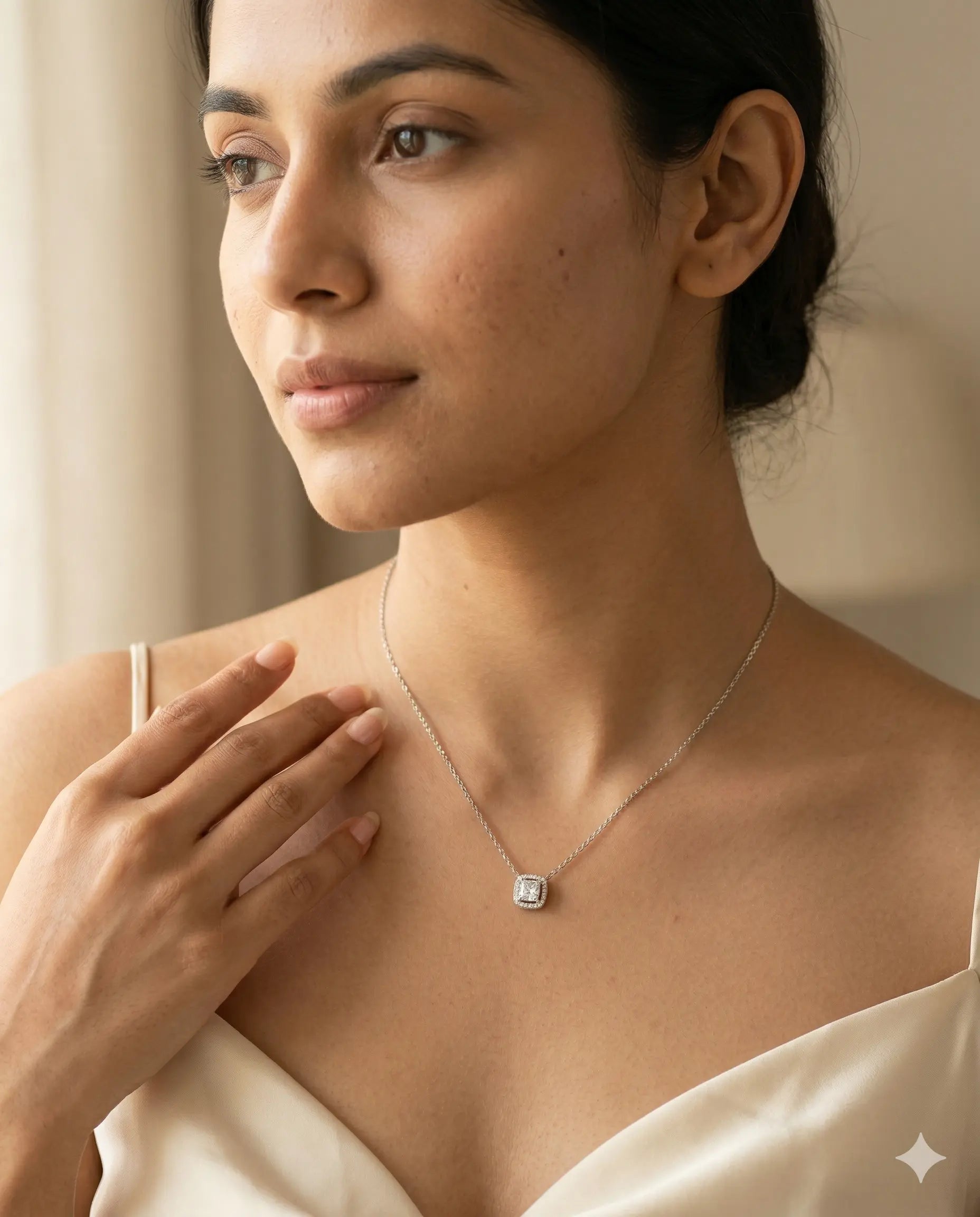 Prima Donna Necklace - Silver Necklace by BLINGLANE