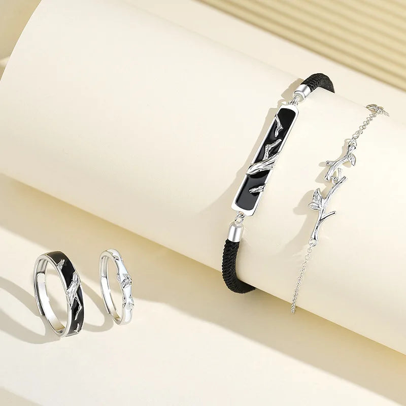 Branching Together Couple Bracelet