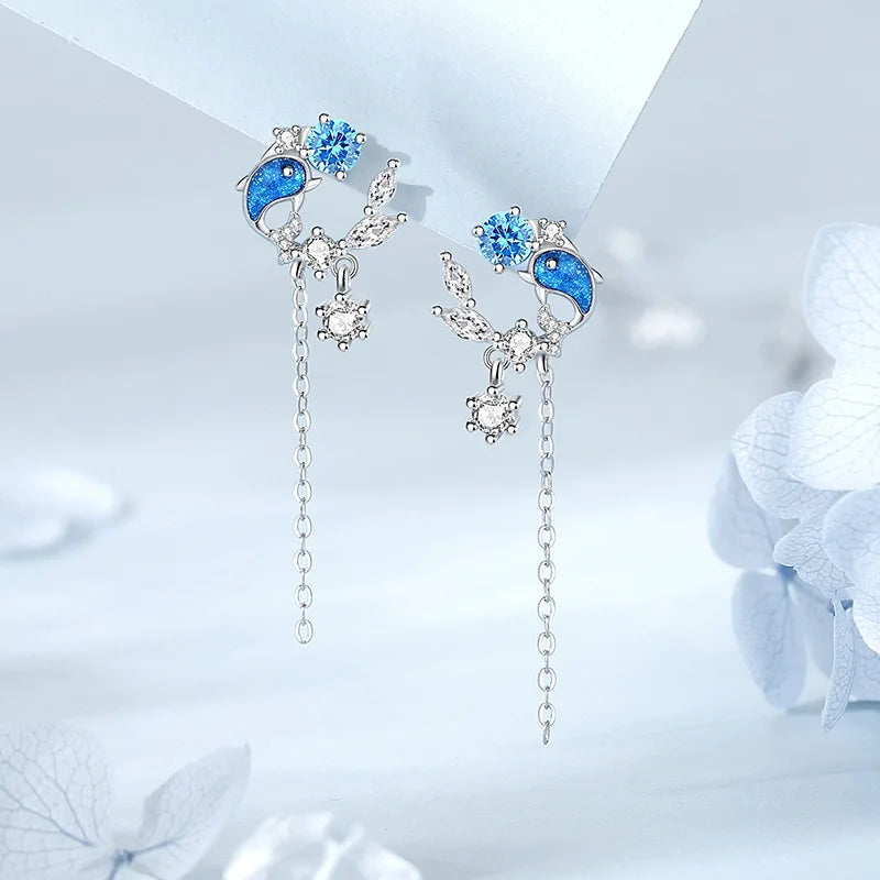 Sea Dance Dolphin Earrings