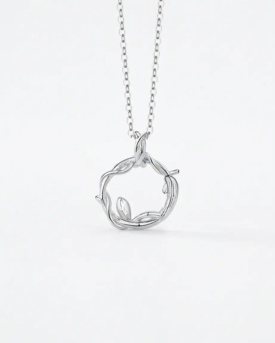 Tangled In Love Forever Couple Necklace - Silver Necklace by BLINGLANE