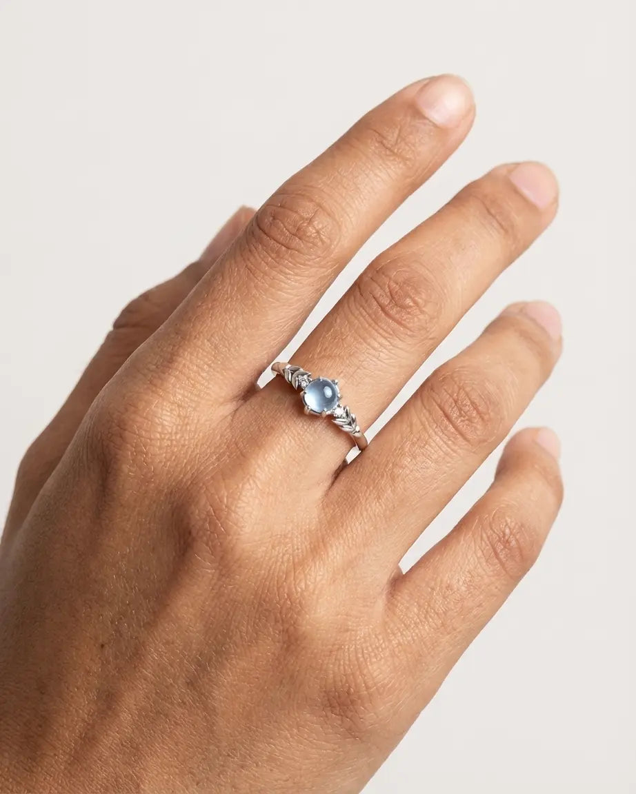 Wherever We Go Together Love Bands - Silver Ring by BLINGLANE
