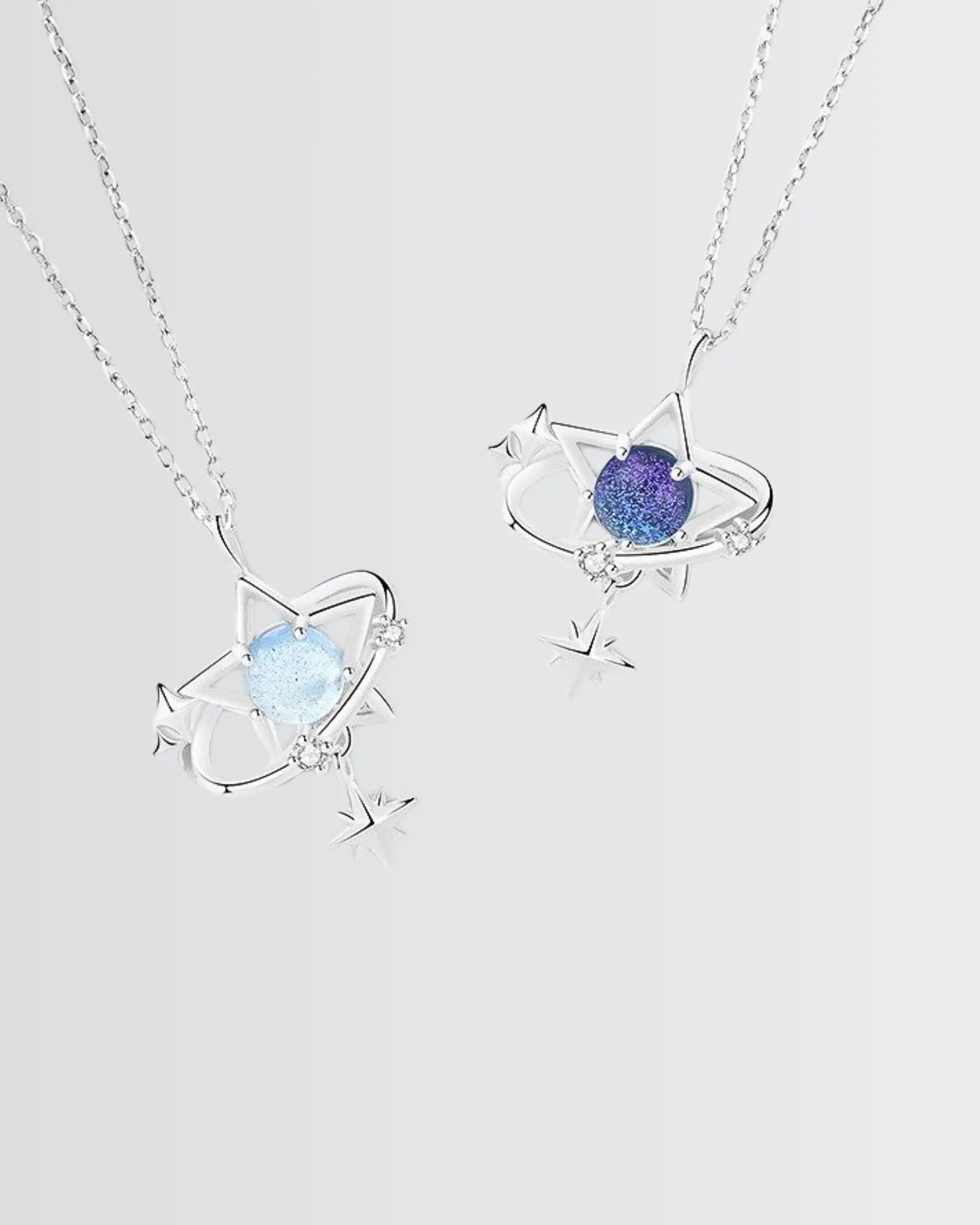 Wish Upon A Star Necklace - Silver Necklace by BLINGLANE