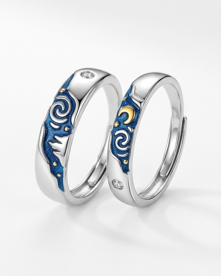 Together Under the Moon Love Bands