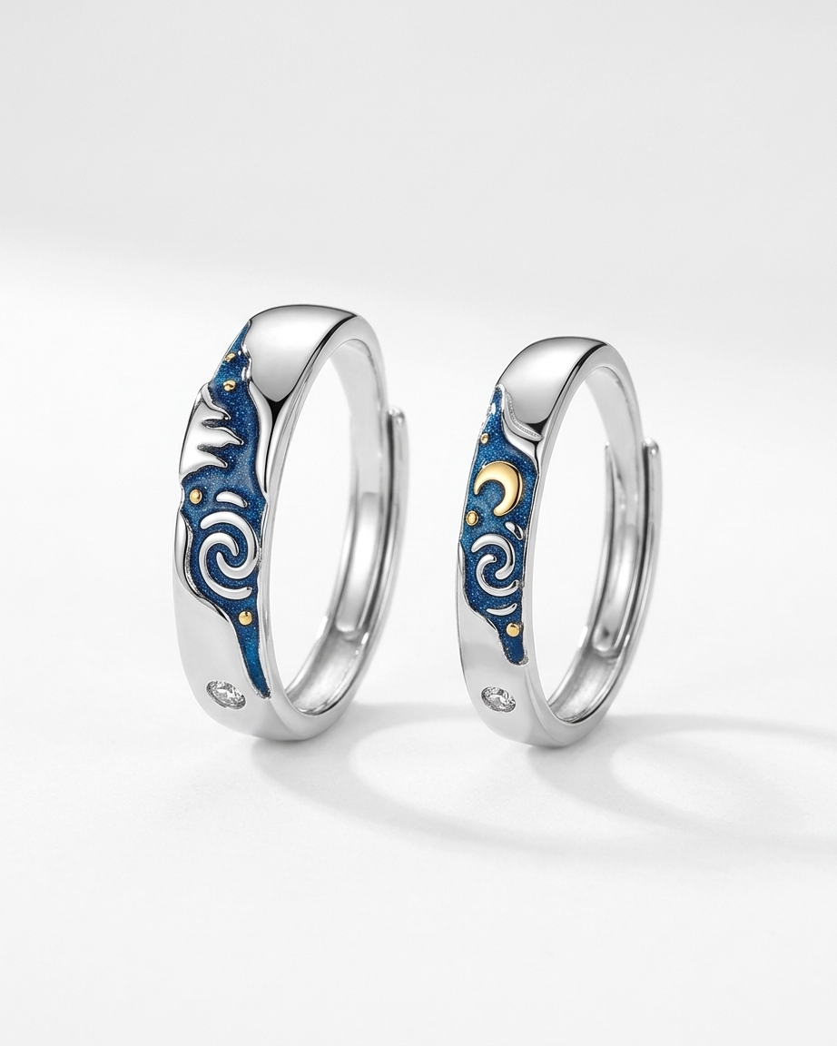 Together Under the Moon Love Bands