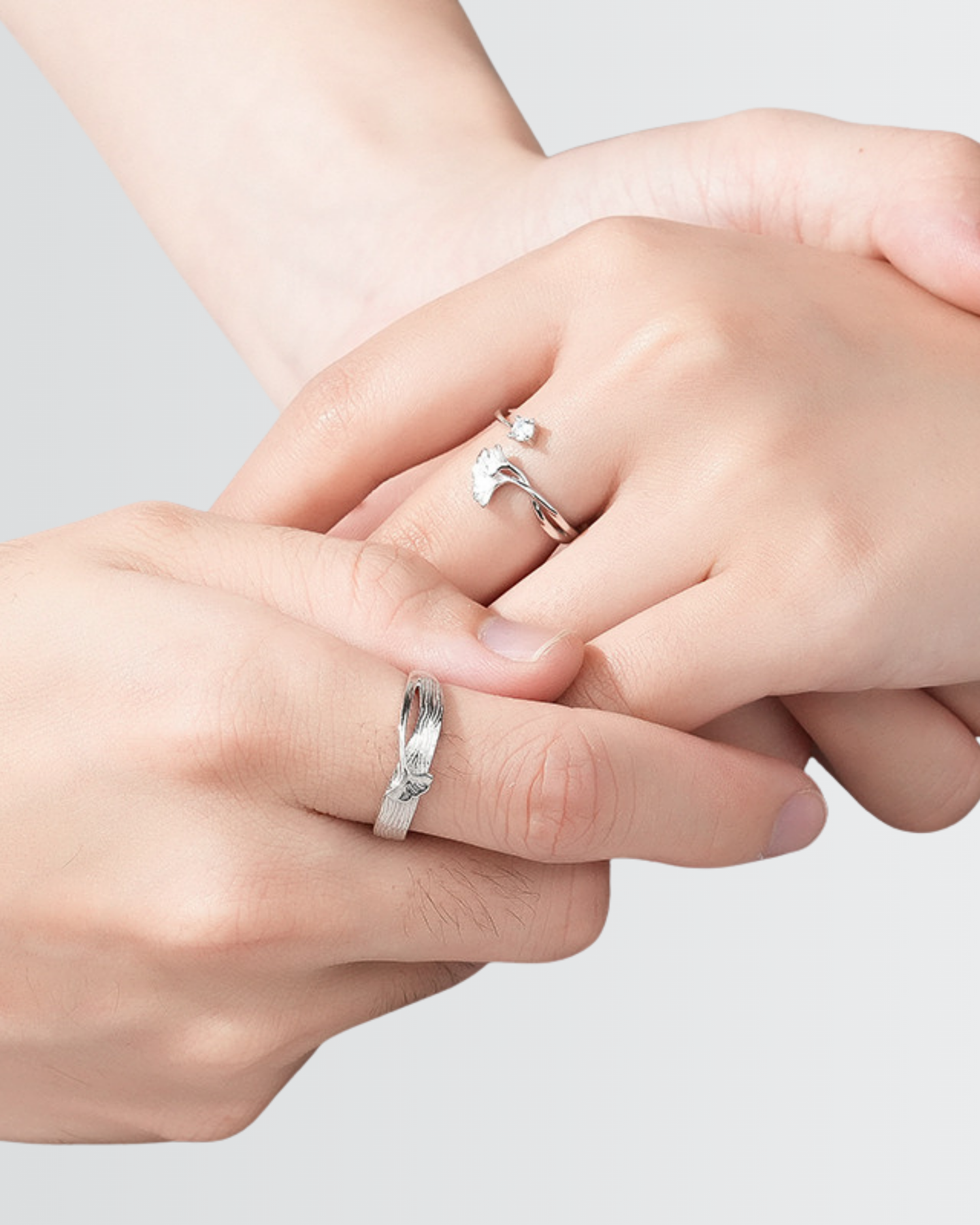 Timeless Leaves Love Bands