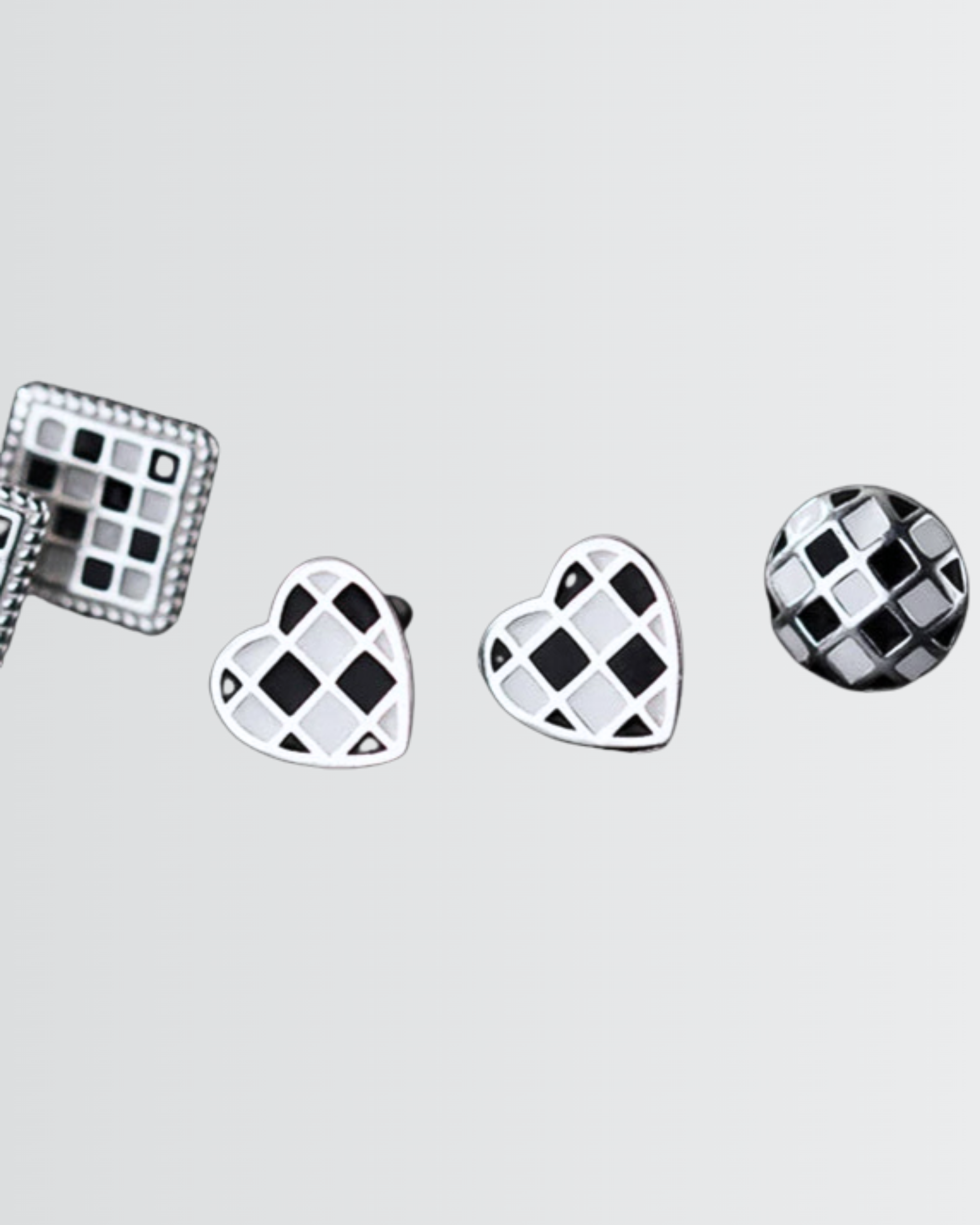 Chess Charm Studs