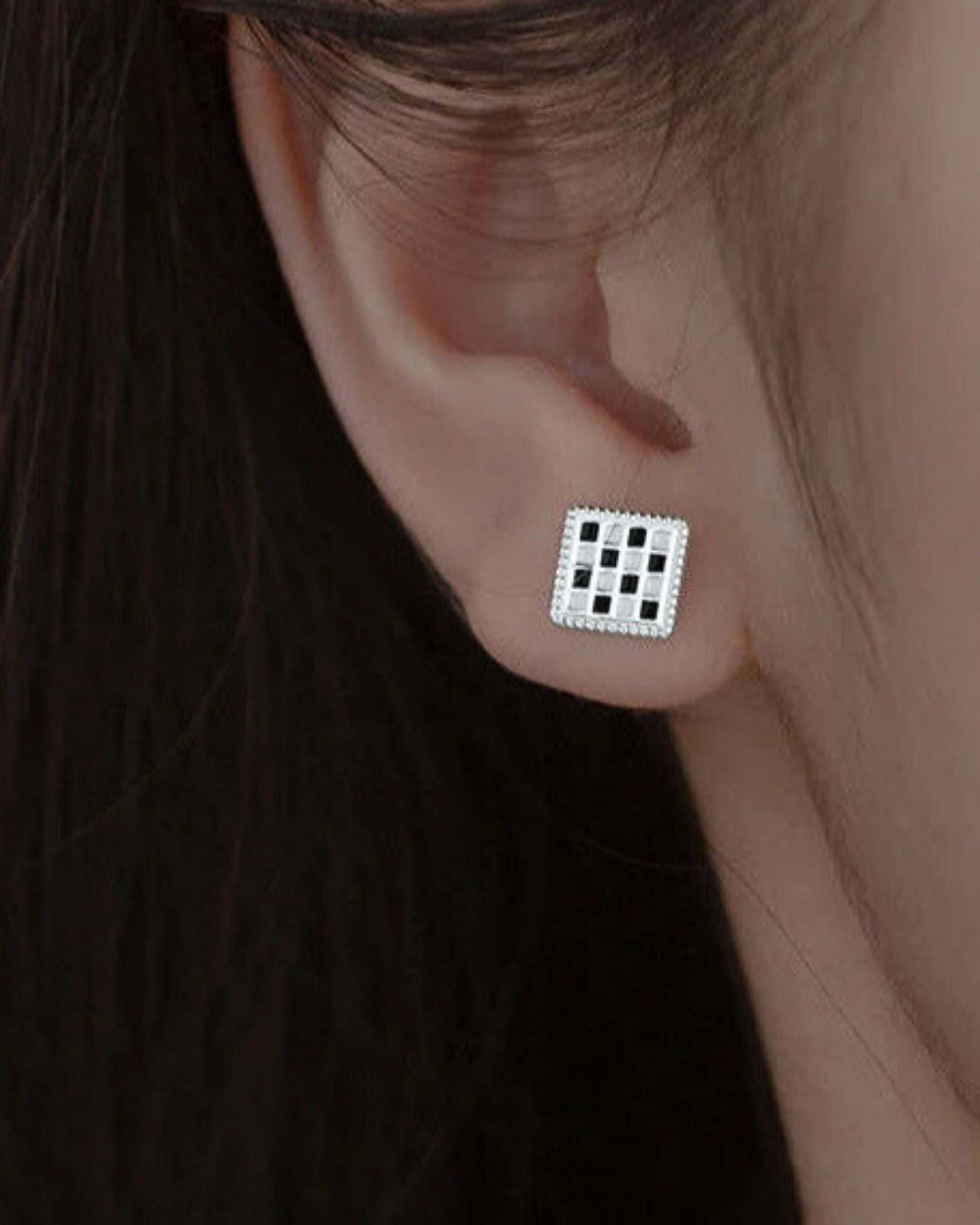 Chess Charm Studs