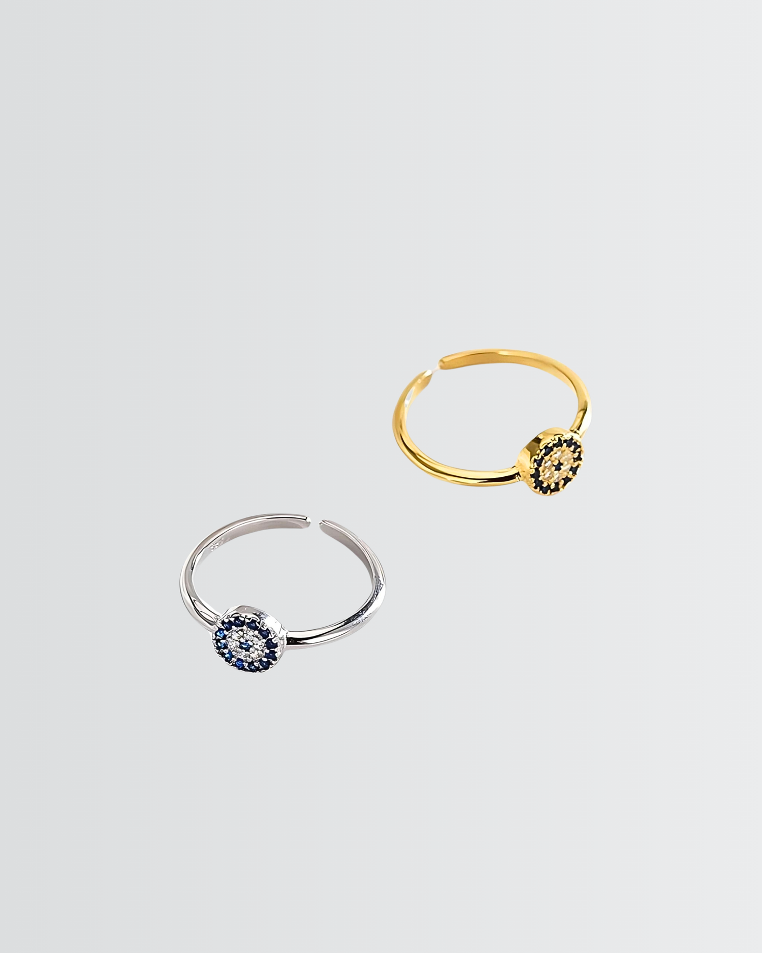 Anillo minimalista Mere Evil Eye
