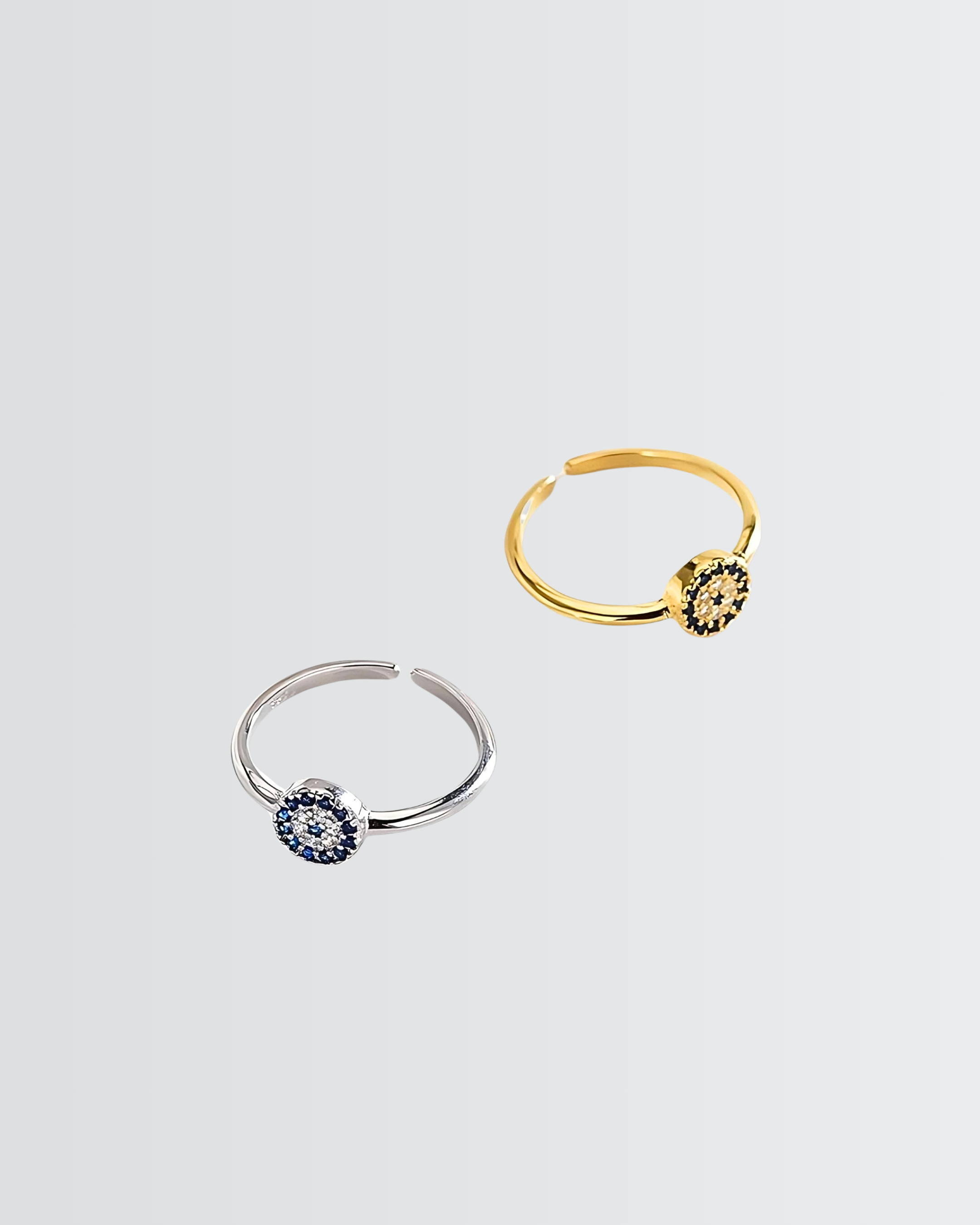 Anillo minimalista Mere Evil Eye