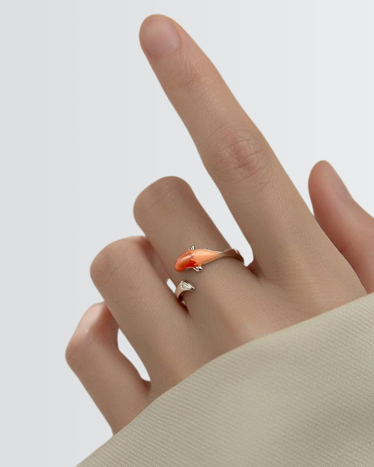 Bague poisson Koi bienheureuse