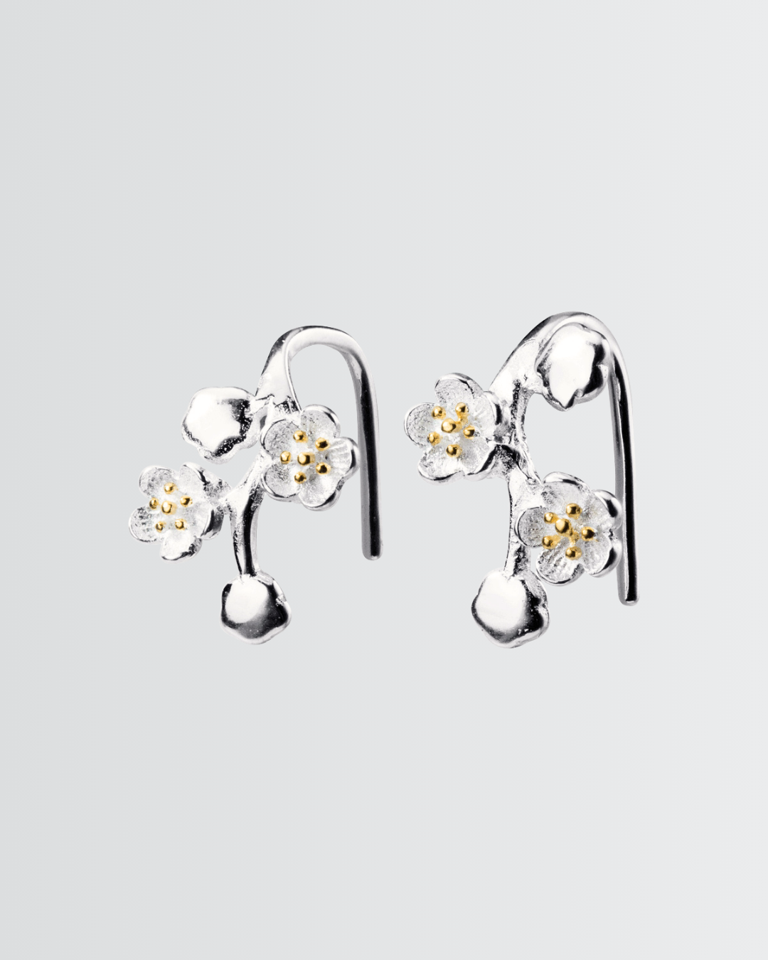 Framed In Flora Mini Hoops