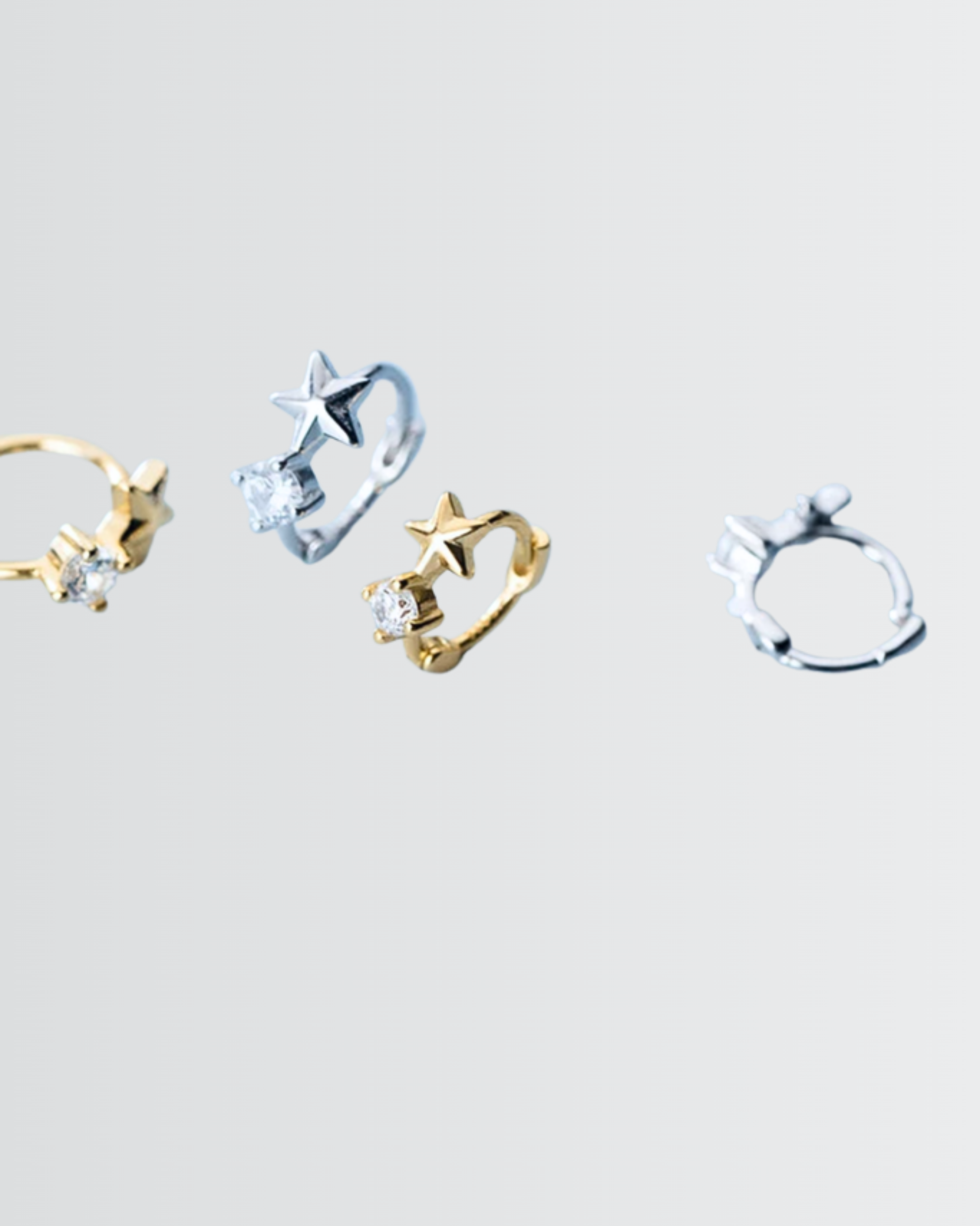 Starry Shine Mini Hoops