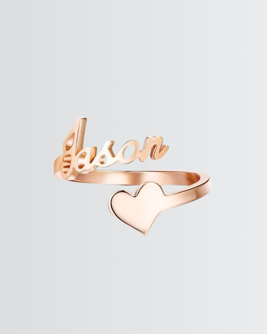 Personalize Your LGBTQIA2S+ Name & Heart Ring