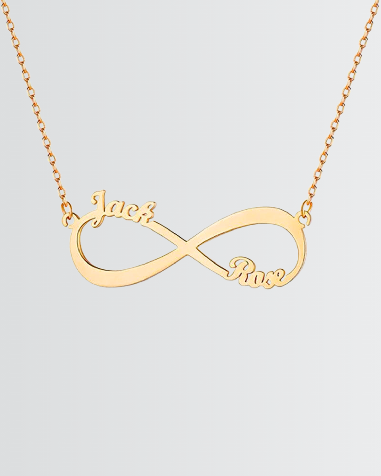 Personnalisez votre collier Infinity avec vos noms