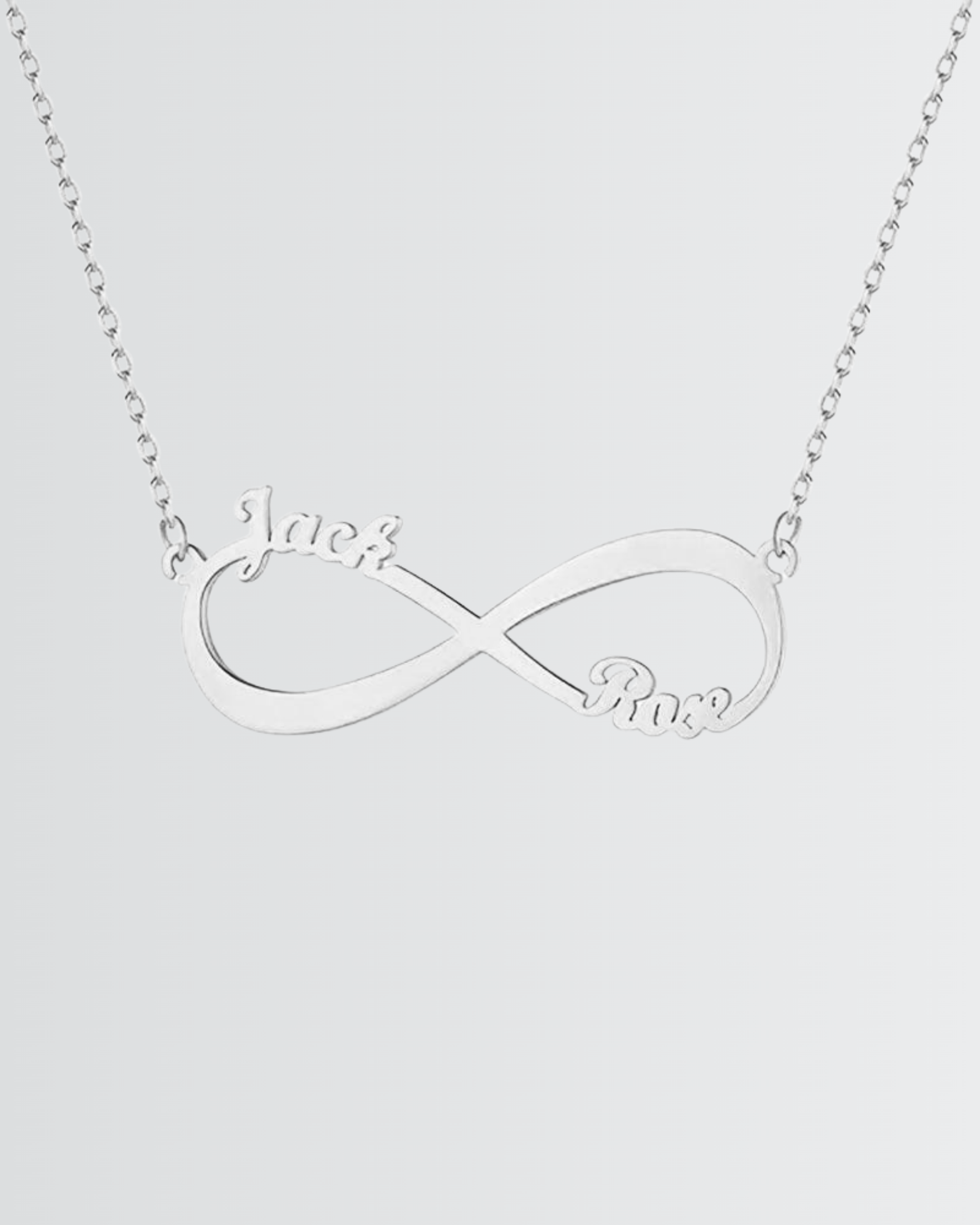 Personnalisez votre collier Infinity avec vos noms