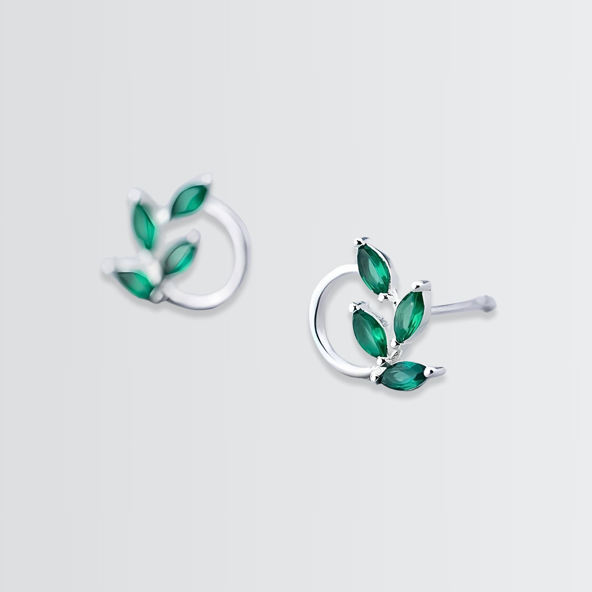 Evergreen Marquise Minimal Studs