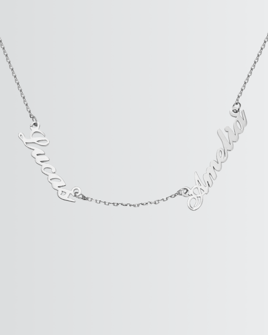 Collier à personnaliser avec deux noms
