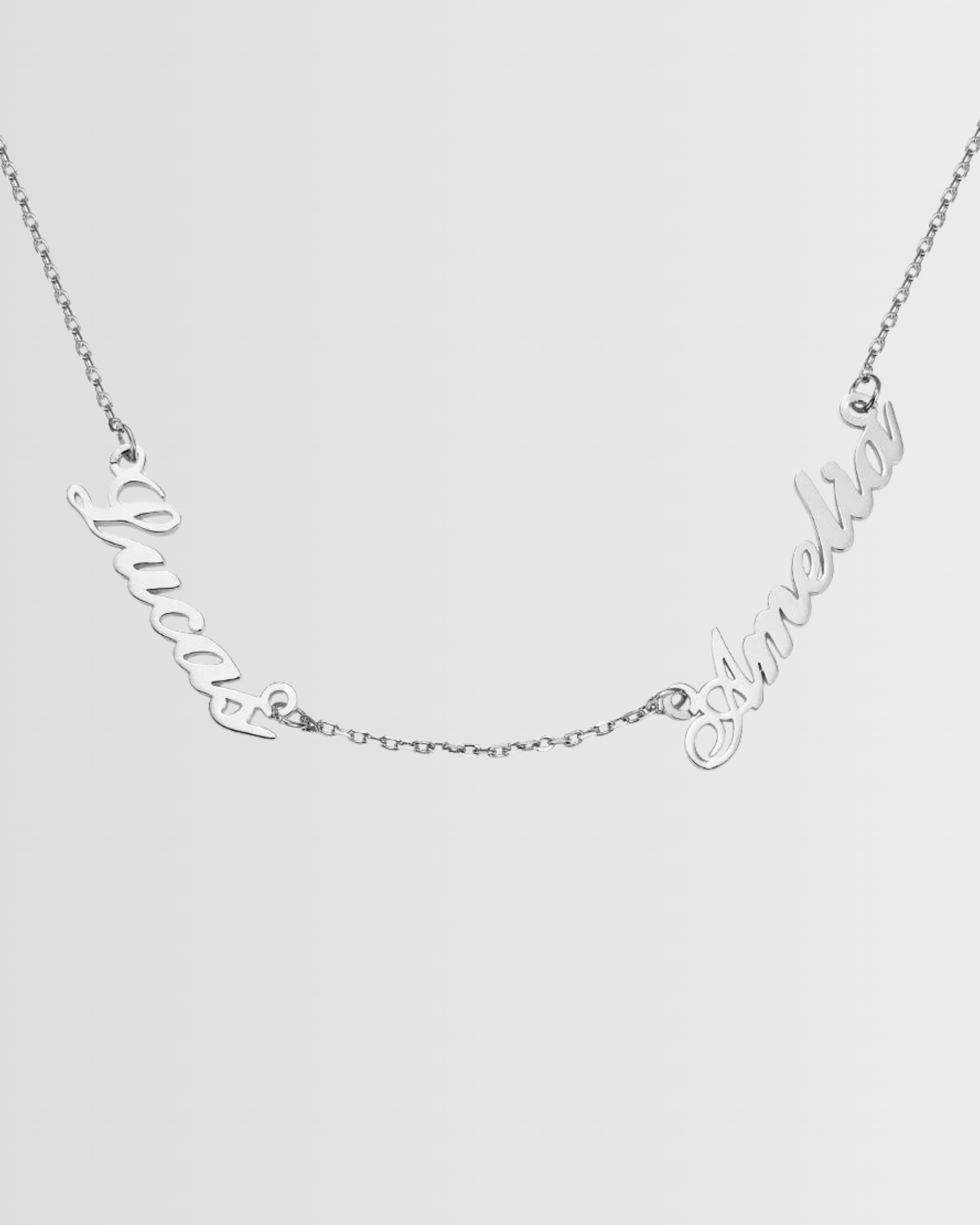 Collier à personnaliser avec deux noms