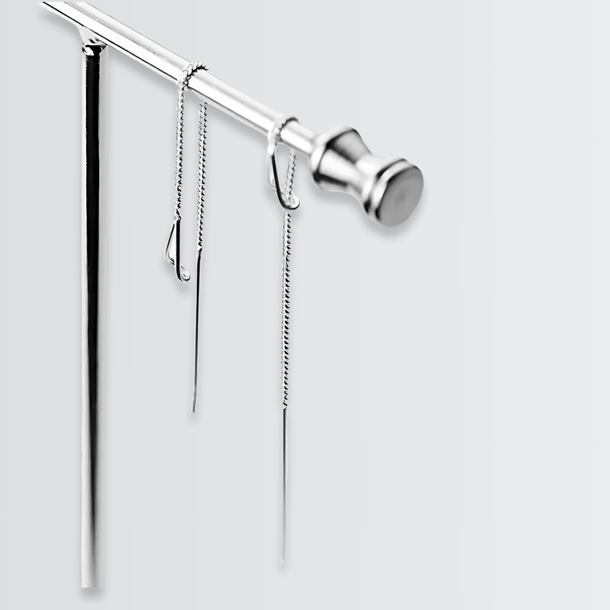 Aqua Pod Needle Drop Earrings