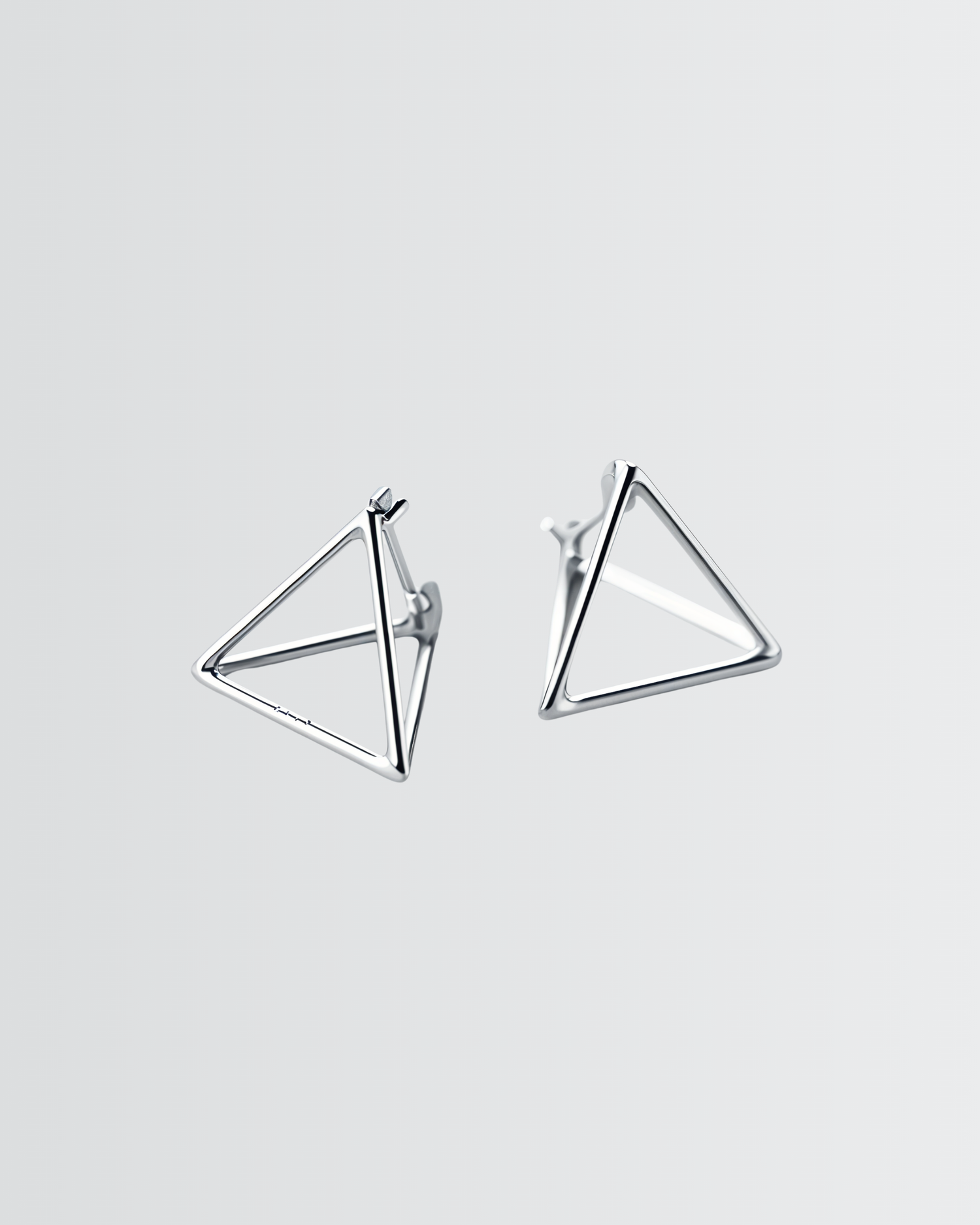 Tachuelas minimalistas triangulares en 3D