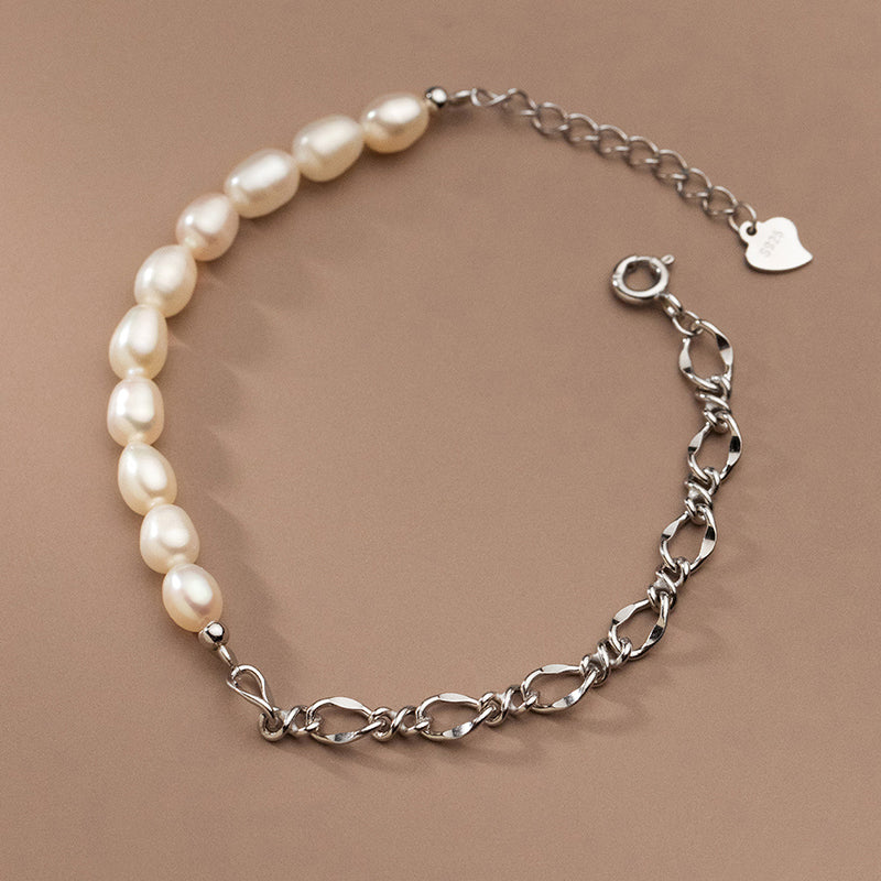 Lustre Links Pearl Bracelet