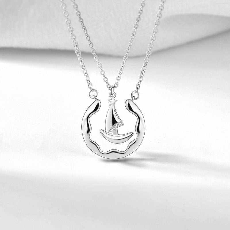 Ocean Bound Couple Necklace