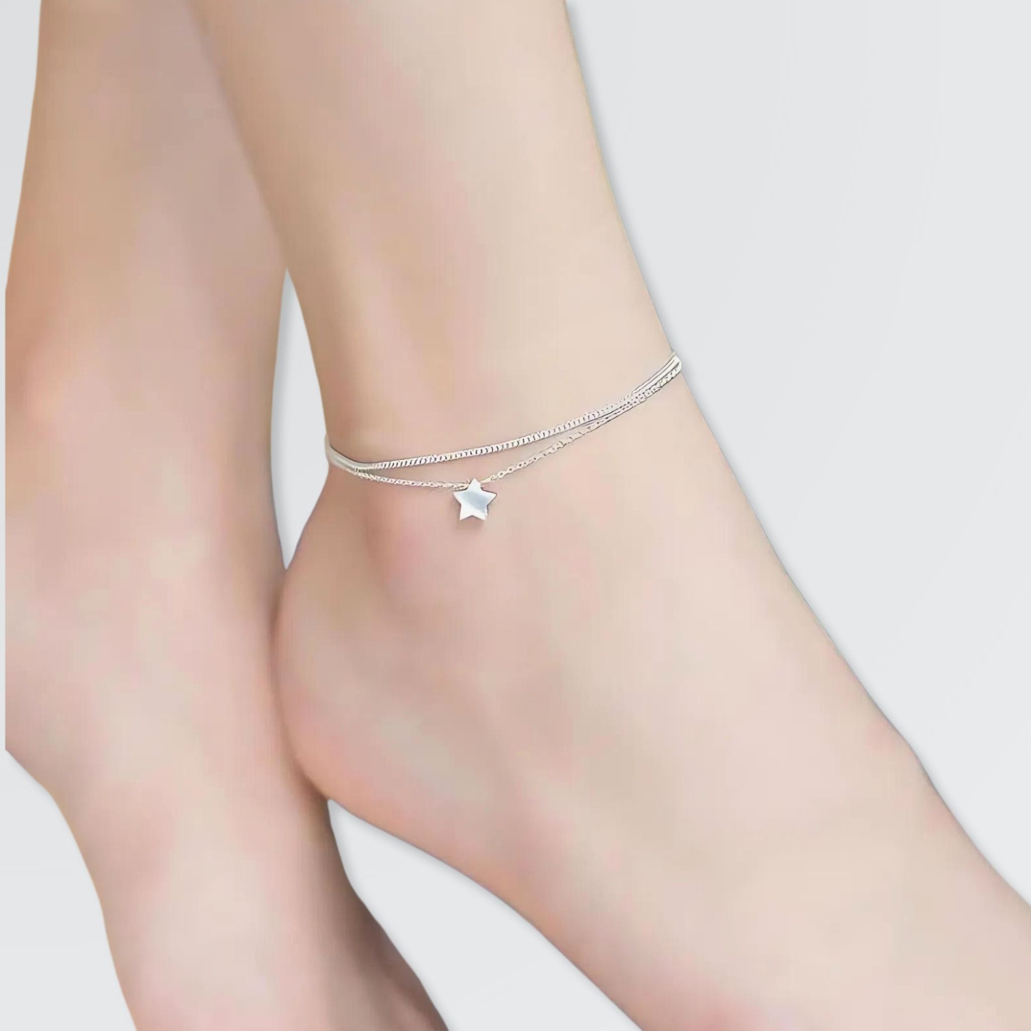 Starlight Layered Anklet