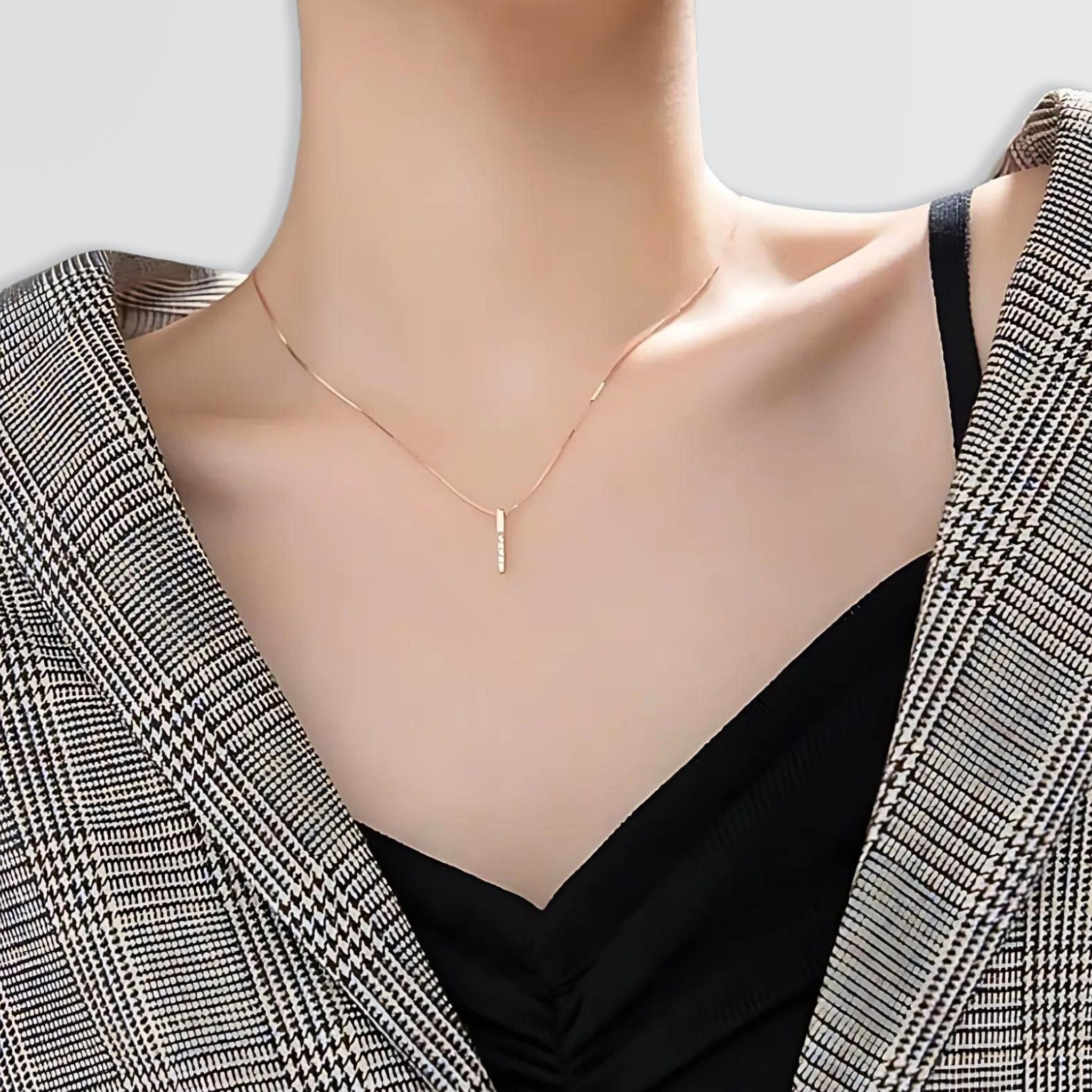 Enchanted Vertical Bar Necklace