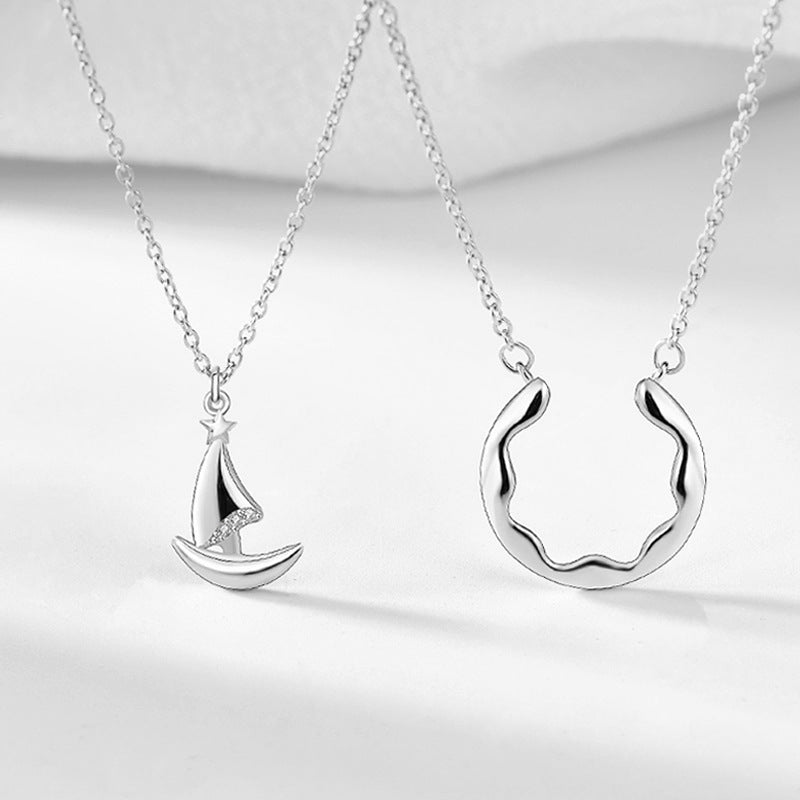 Ocean Bound Couple Necklace