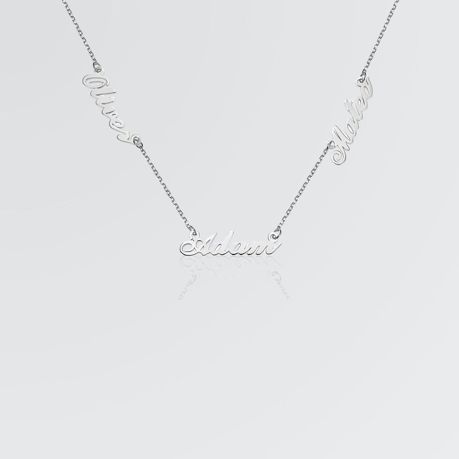 Personalize Three Names Necklace