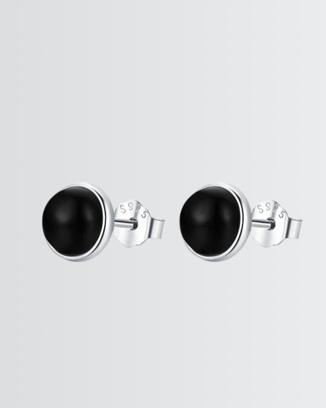 Black Onyx Aura Studs