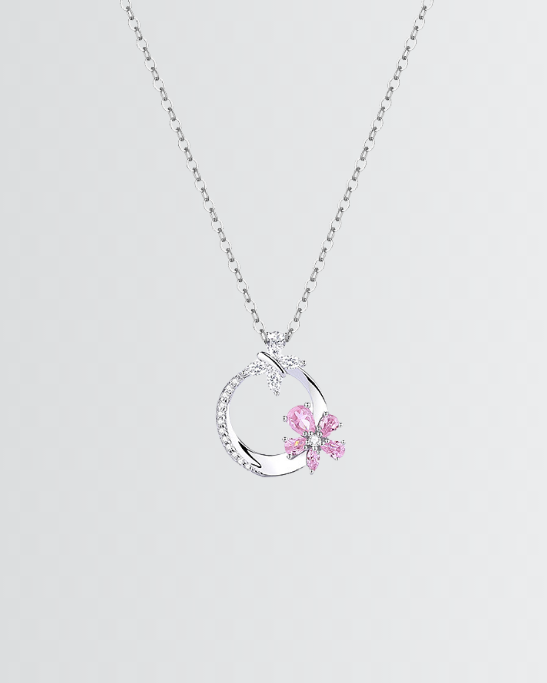 Butterfly Bloom Sparkle Necklace