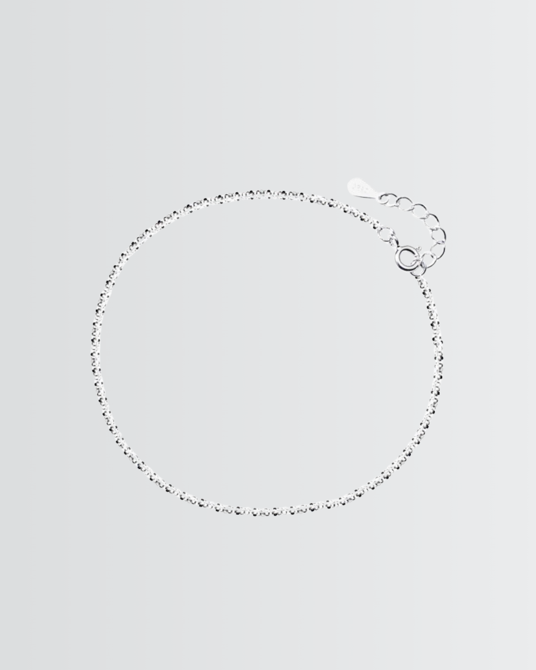 Sleek Strand Minimal Anklet