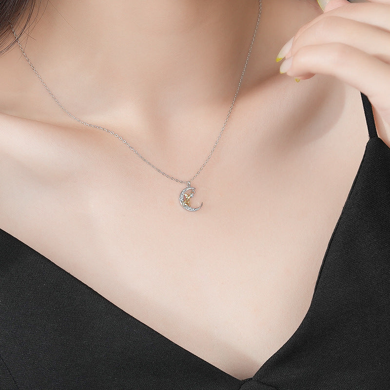 Stargazing Kitty Necklace