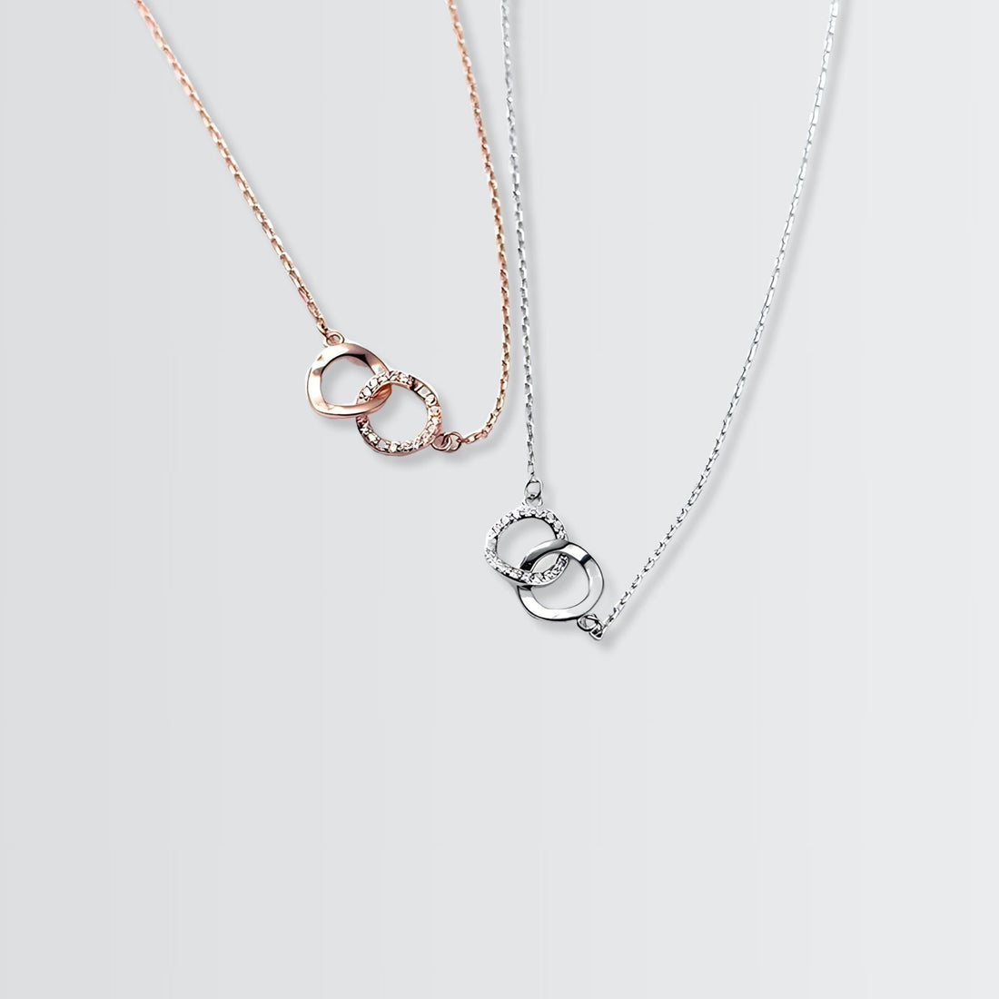 Eternity Hoops Necklace