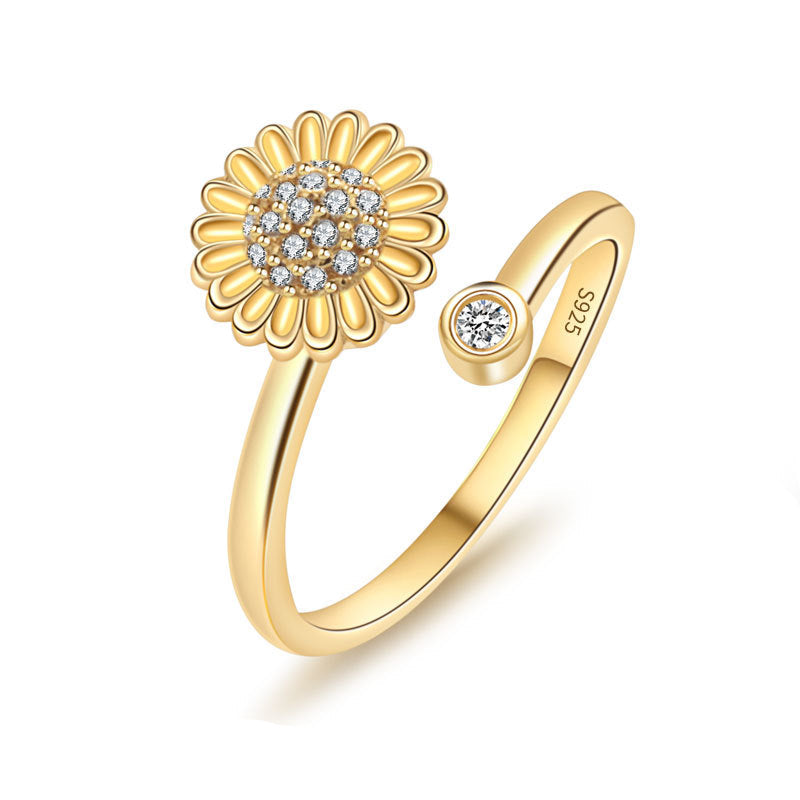 Blooming Daisy Spinner Ring