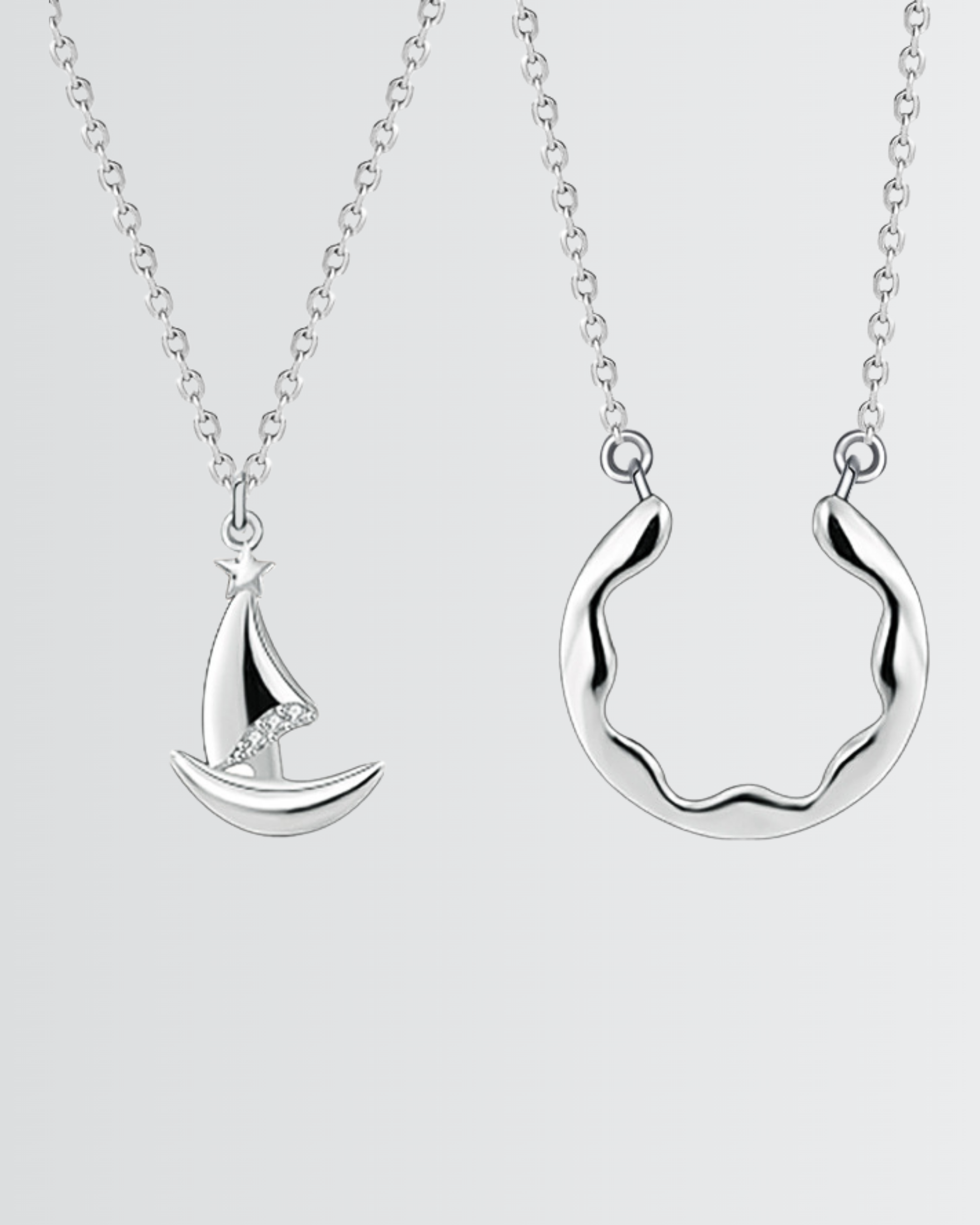 Ocean Bound Couple Necklace