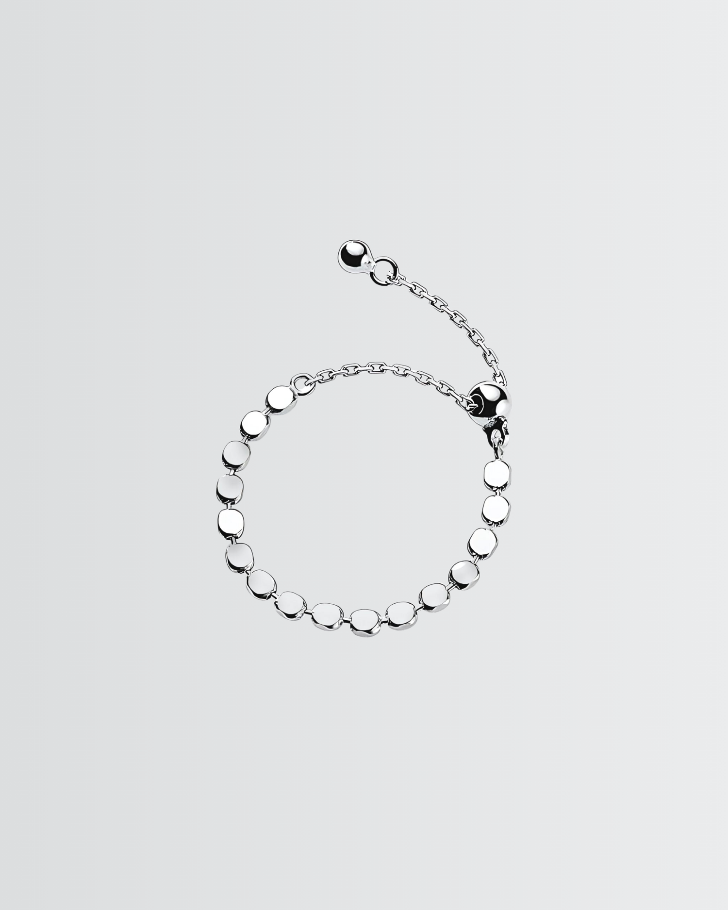 Anillo de cadena con discos liliputienses