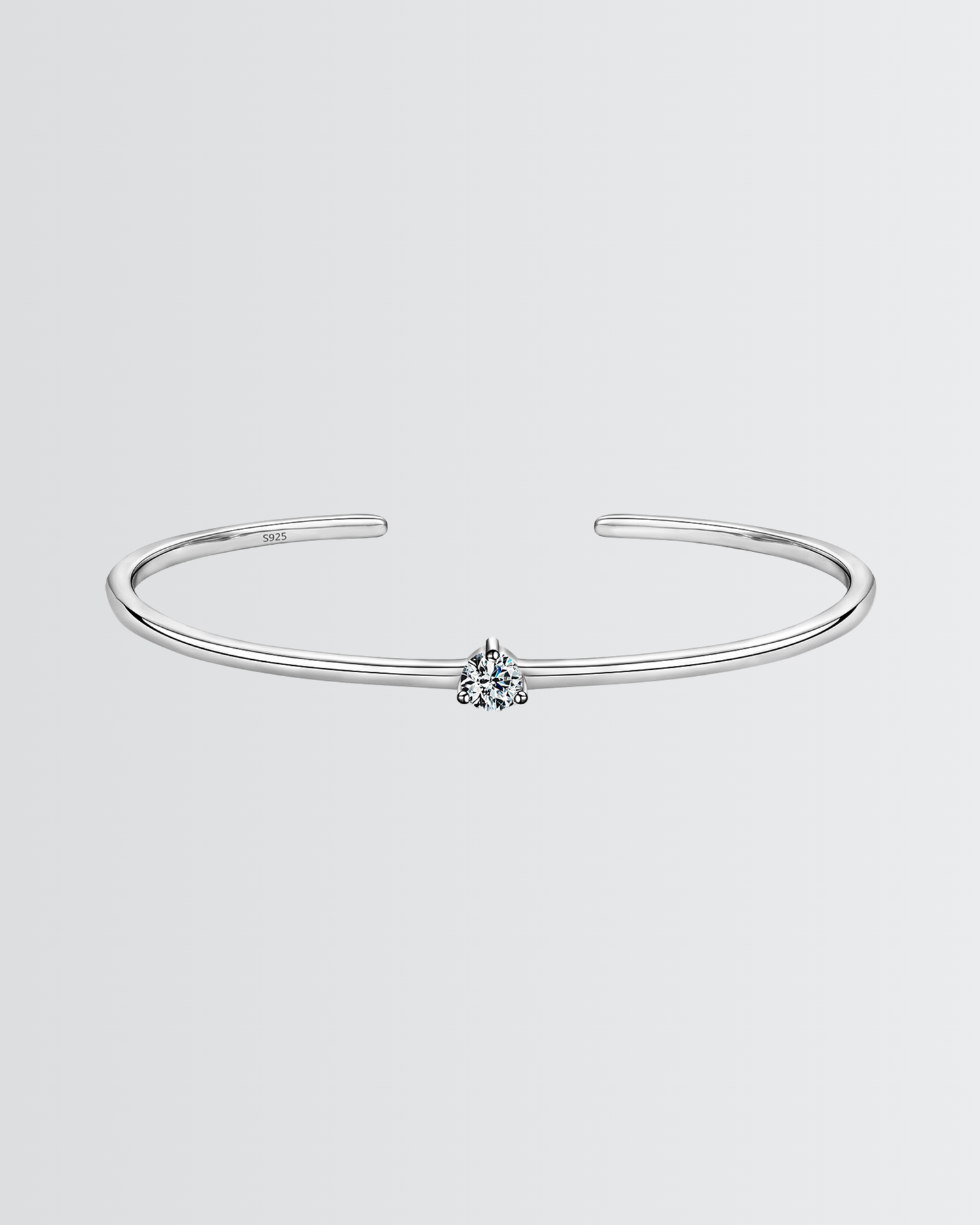 A Solitaire Says It All Bracelet