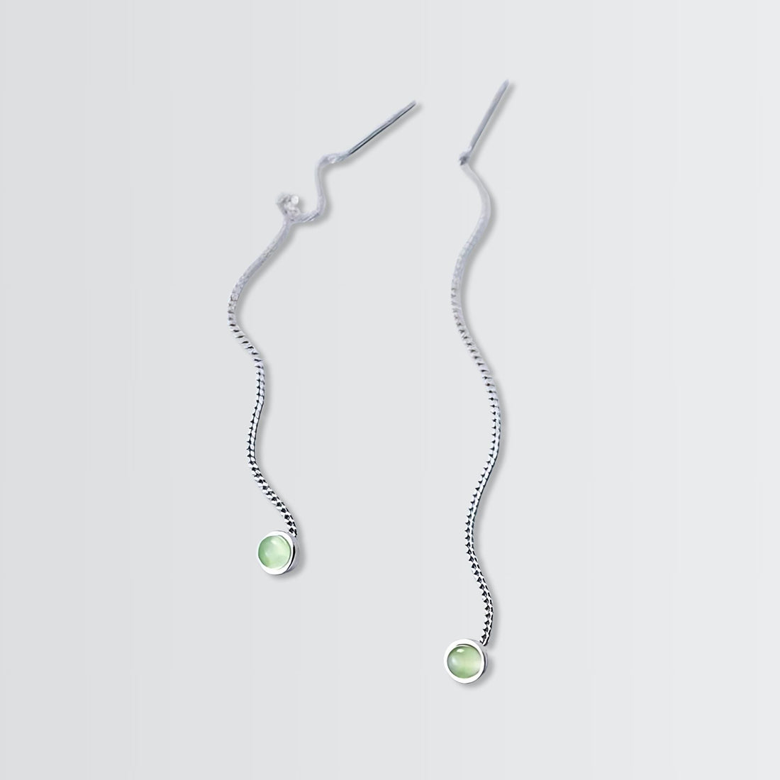 Amusing Dew Drops Chain Earrings