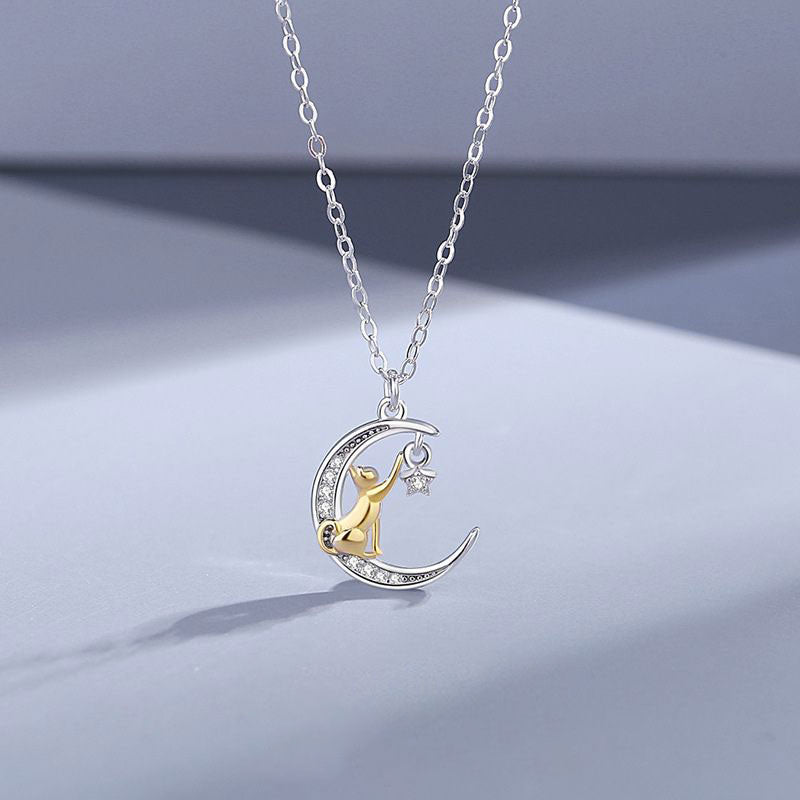 Stargazing Kitty Necklace