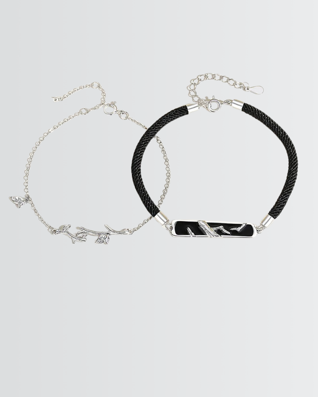 Branching Together Couple Bracelet