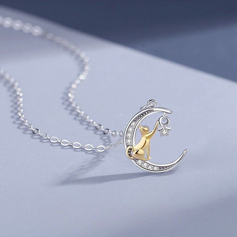 Stargazing Kitty Necklace
