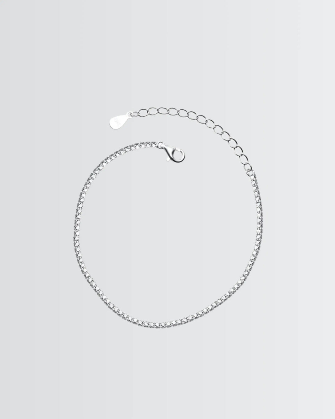 A Refined Shimmer Minimal Bracelet -  Silver Bracelet by BLINGLANE