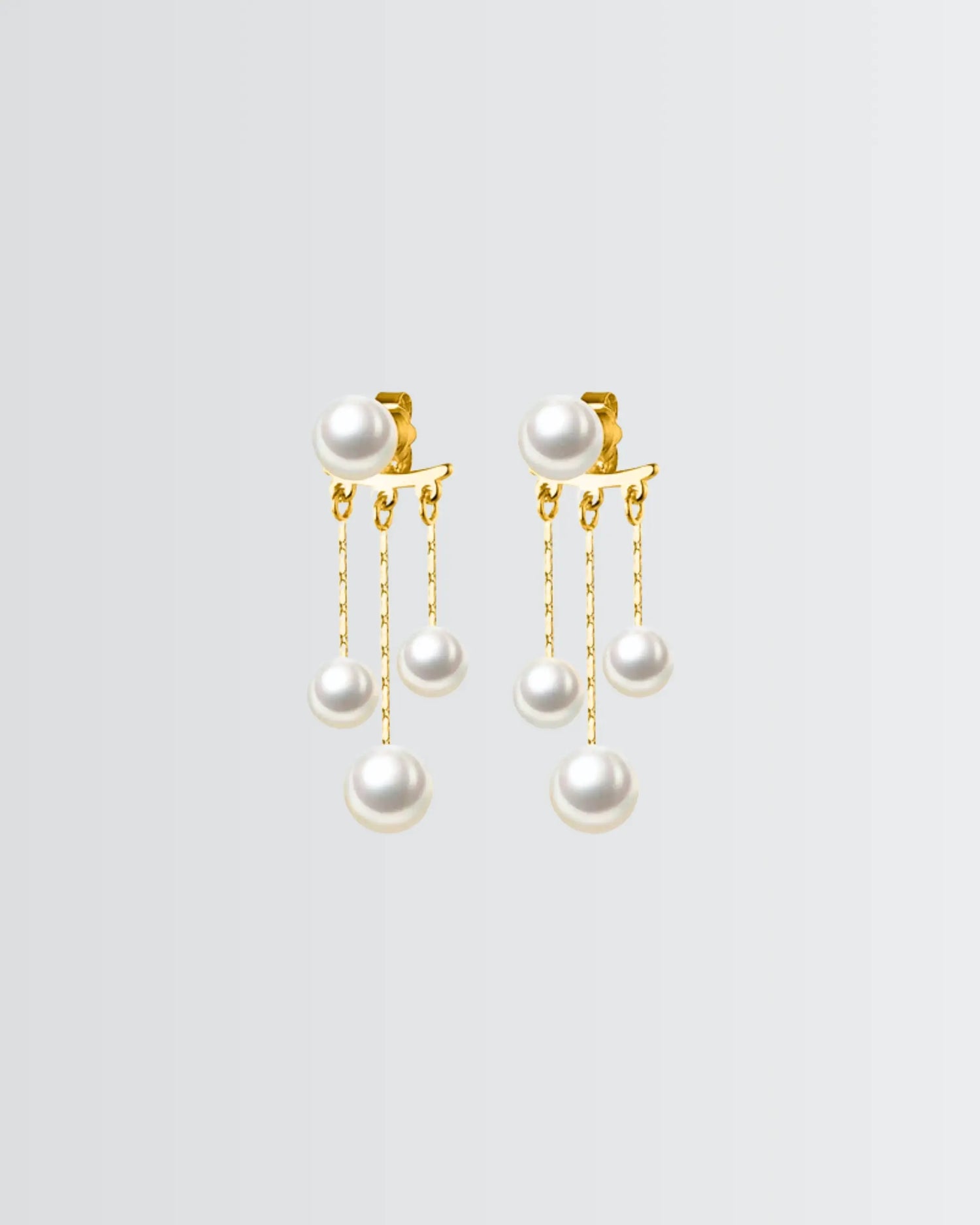 All You Need Is Pearl Earrings -  Silver Earrings by BLINGLANE
