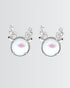 Antler Grace Studs -  Silver Earrings by BLINGLANE