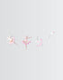 Ballet Bling Minimal Studs -  Silver Earrings by BLINGLANE