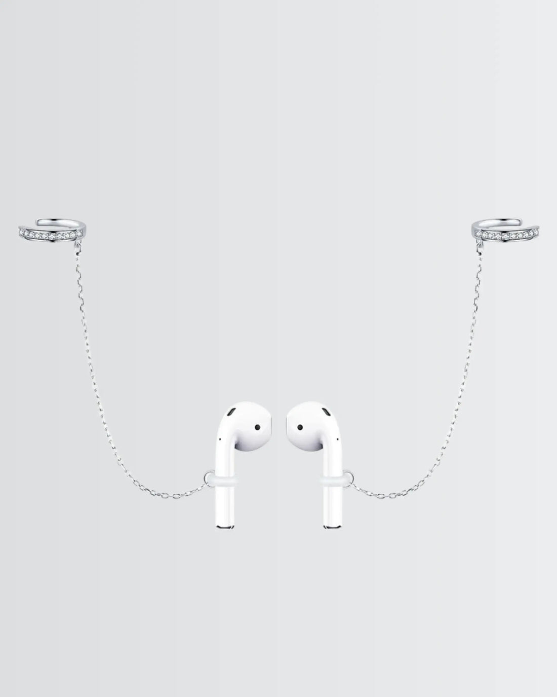 Bling &amp; Hold AirPods Earrings -  Silver Earrings by BLINGLANE